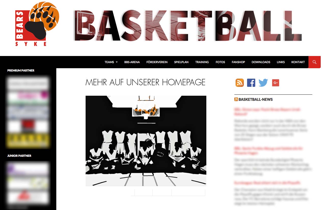 Website Basketball Tus Syke