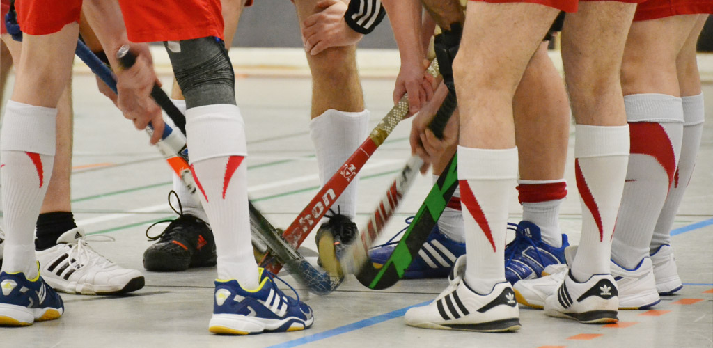 Dir Hockey-Spieler des Tus Syke e.V. beim Spiel